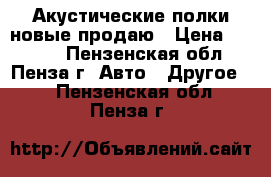 Акустические полки новые продаю › Цена ­ 1 100 - Пензенская обл., Пенза г. Авто » Другое   . Пензенская обл.,Пенза г.